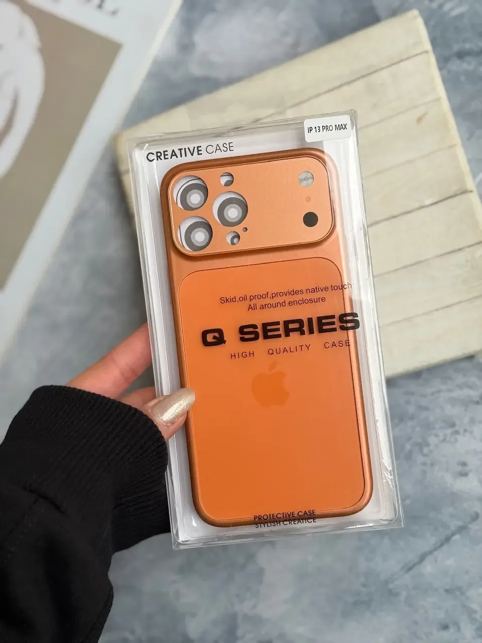 قاب Orange AG with Apple logo با مگ سیف (کدC2181) - Image 5