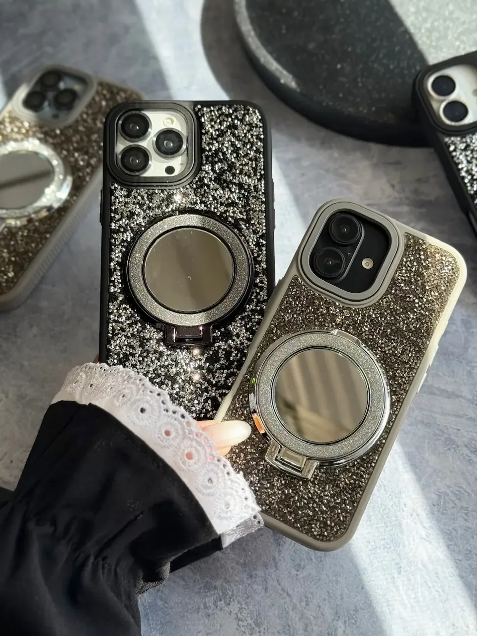 قاب Mirror Diamonds استند شو (کدC2129) - Image 6