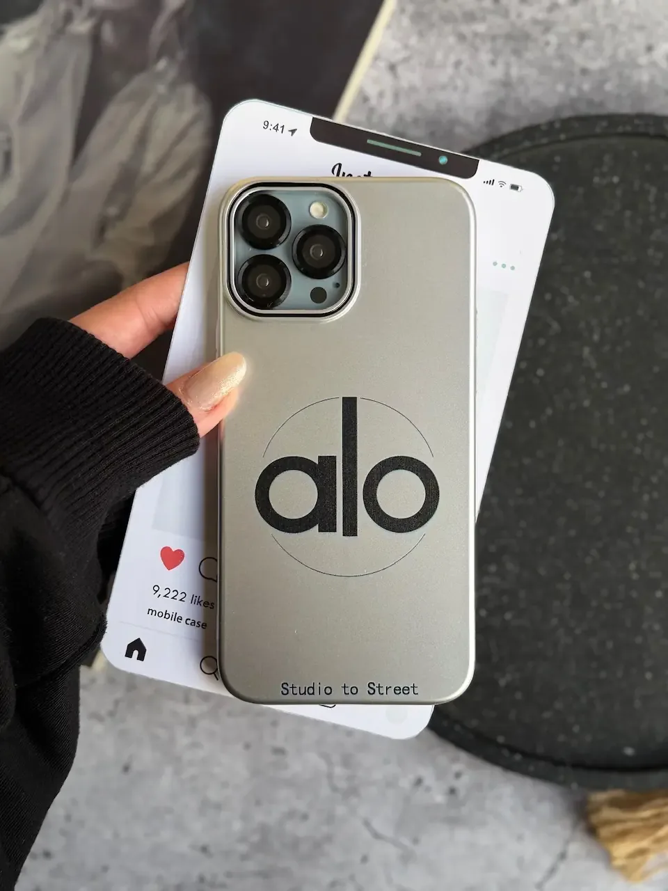 قاب Silver alo آیفون و سامسونگ (کدC2183)