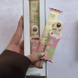 بند اپل واچ سیلیکونی فانتزی (کدw5084)