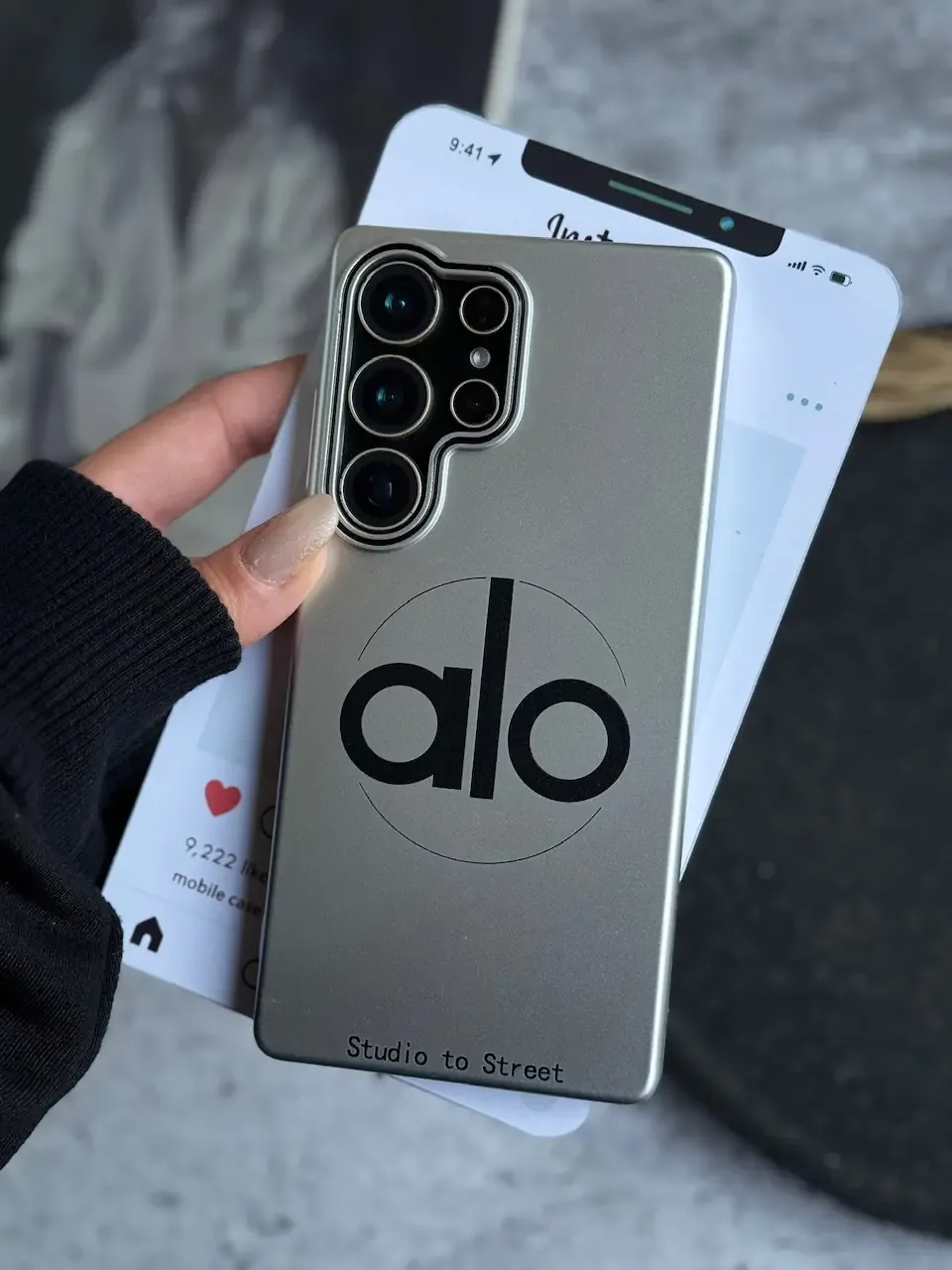 قاب Silver alo آیفون و سامسونگ (کدC2183) - Image 5