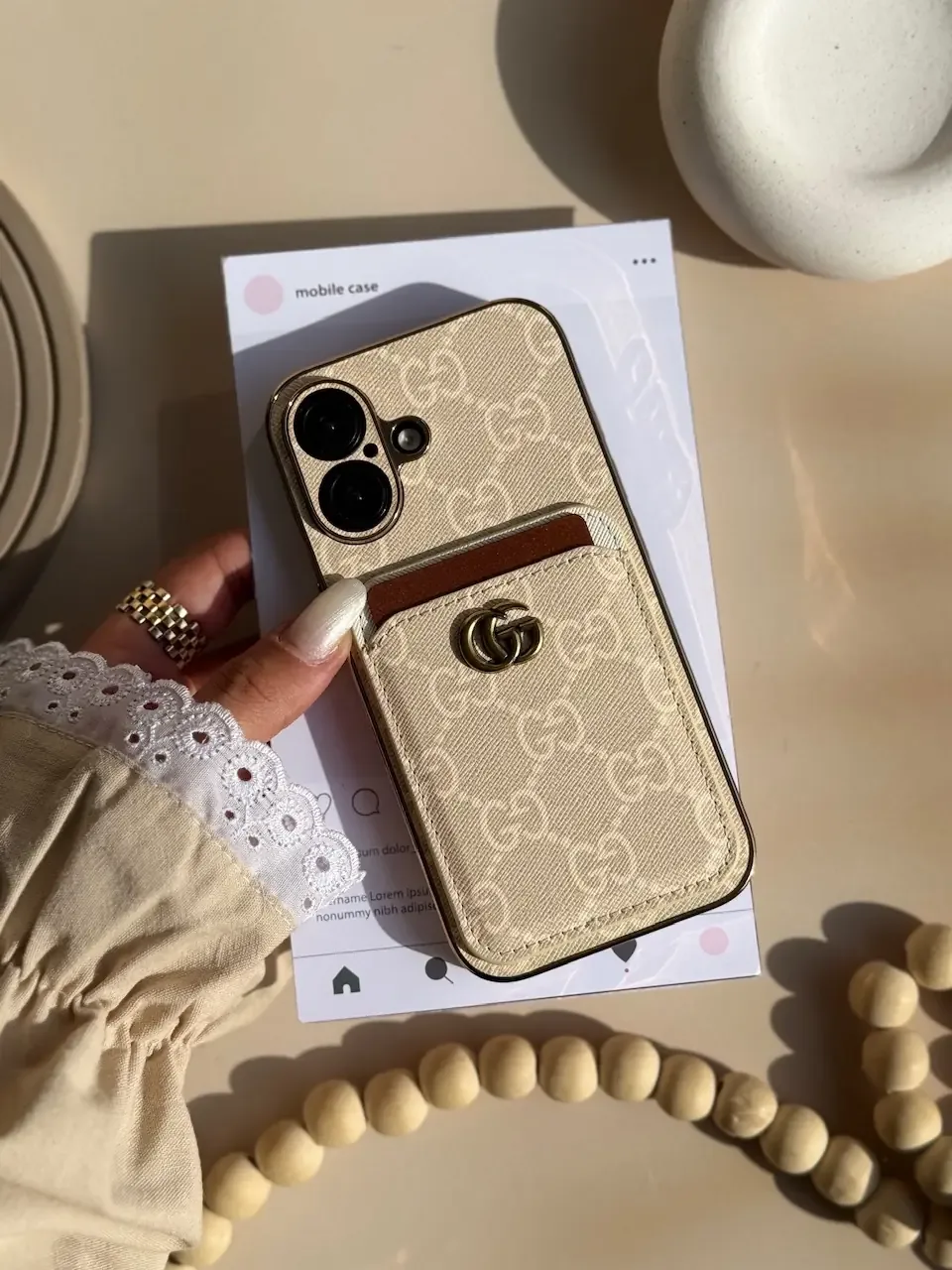 قاب Gucci GG جاکارتی (کدC2127) - Image 7