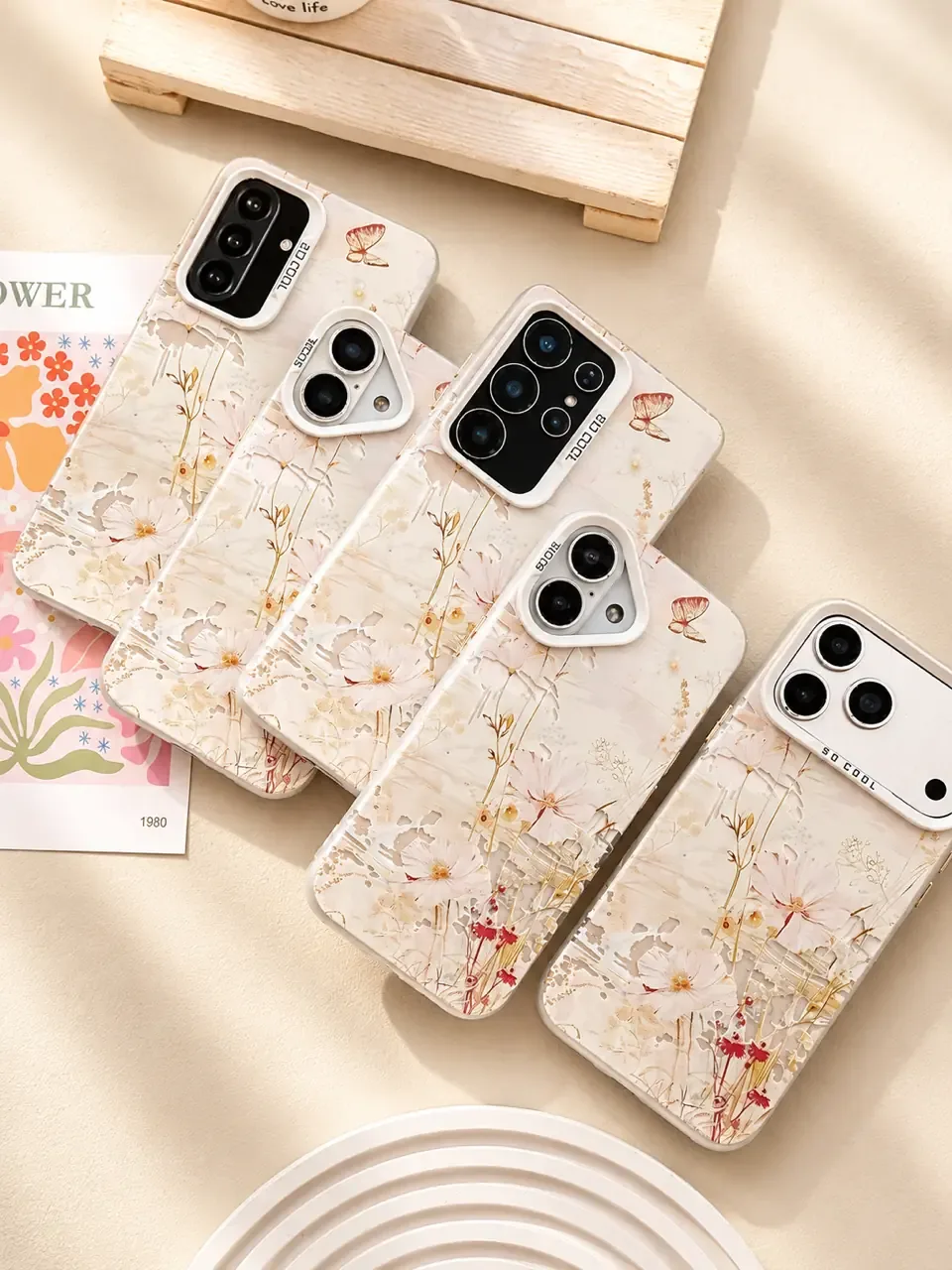 قاب SoCool Butterfly Bloom (کدC2248)