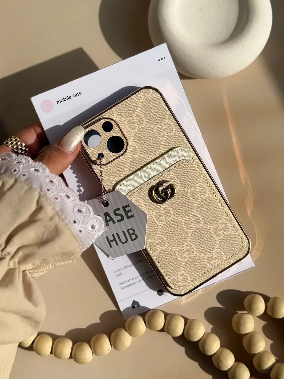 قاب Gucci GG جاکارتی (کدC2127) - Image 3