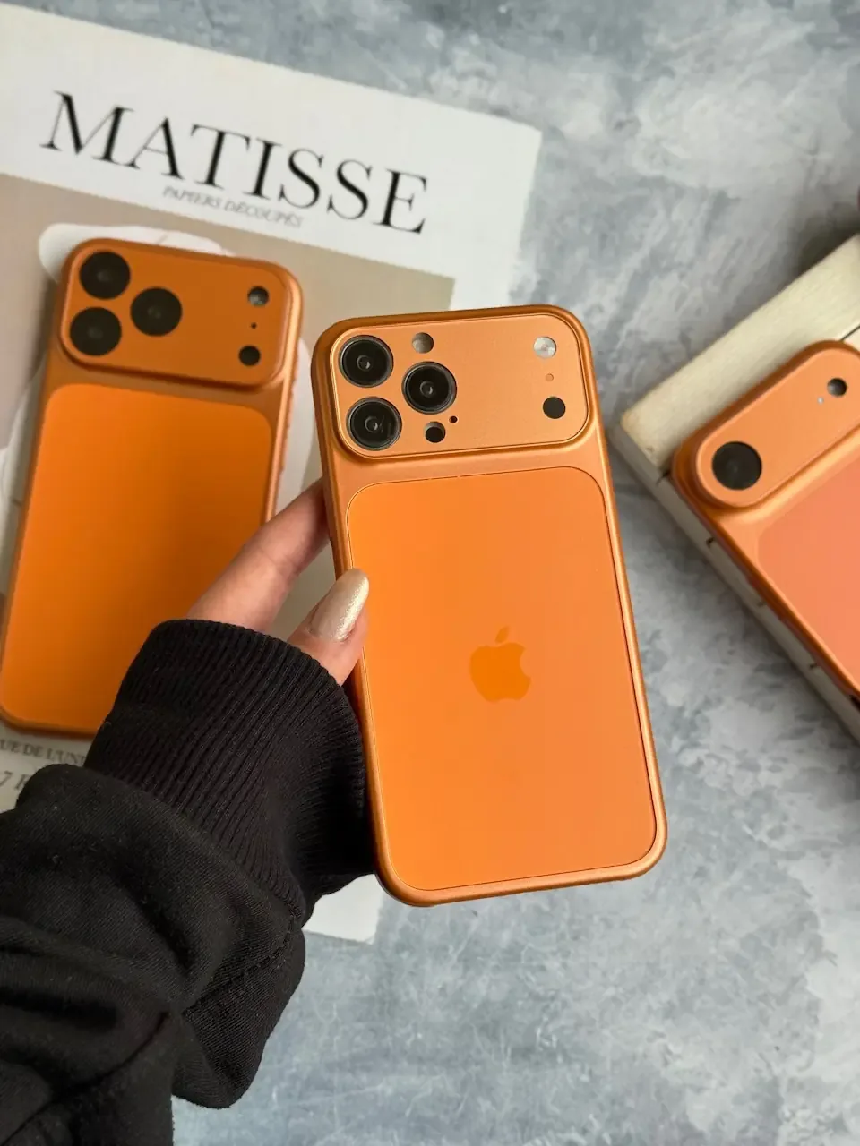 قاب Orange AG with Apple logo با مگ سیف (کدC2181) - Image 4