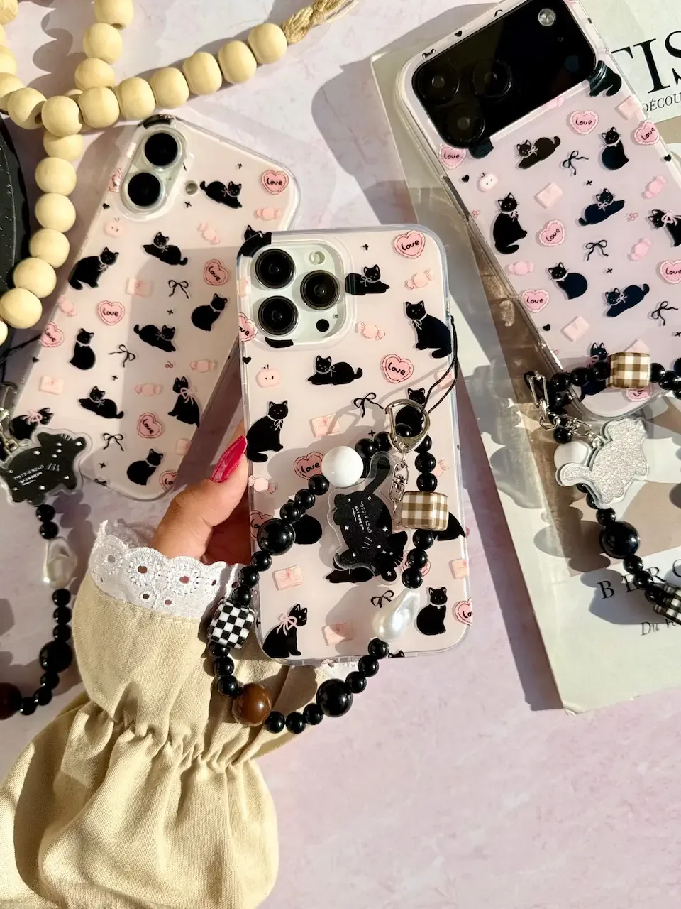 قاب پاپیون کت با آویز (کدC2168) - Image 6