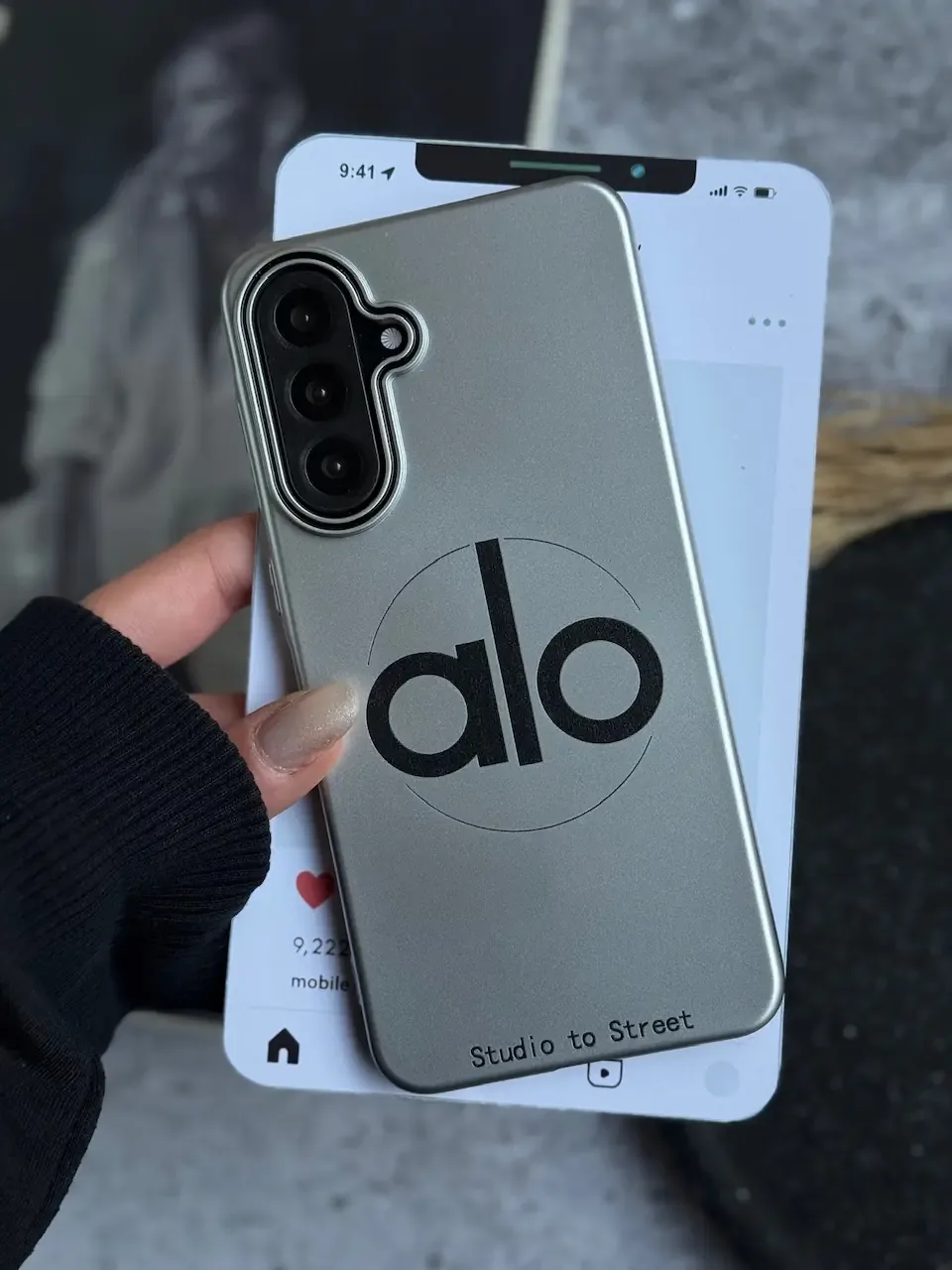 قاب Silver alo آیفون و سامسونگ (کدC2183) - Image 3