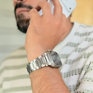 بند اپل واچ فلزی لاکچری مدل لینک (کدw5081)