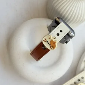 بند اپل واچ چرمی پیشی (کدw5083)