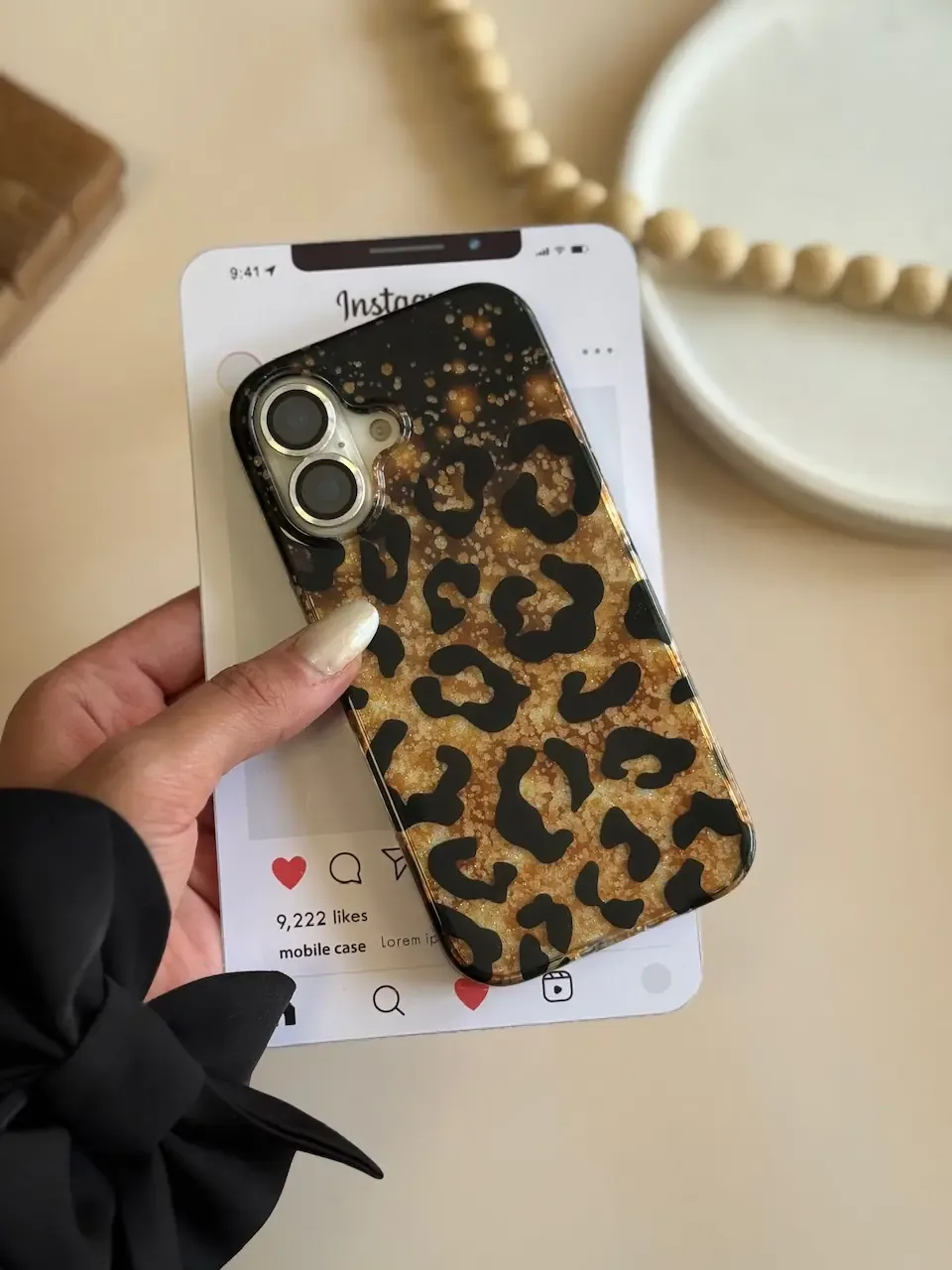 قاب Shiny leopard (کدC2105) - Image 3